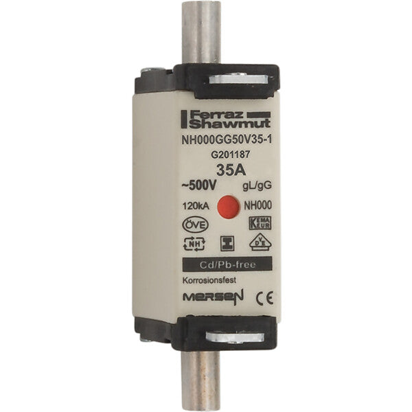 Mersen NH-Sicherungseinsatz SG Gr.000 gG 35A/500VKM NH000GG50V35-1